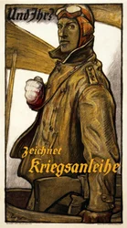 Und Ihr Zeichnet Kriegsanleihetryckt München, 1918